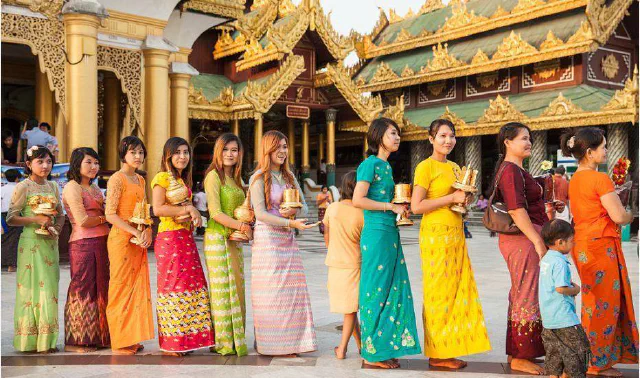 Burmese attire