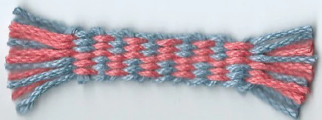 Handweaving rMQR codes