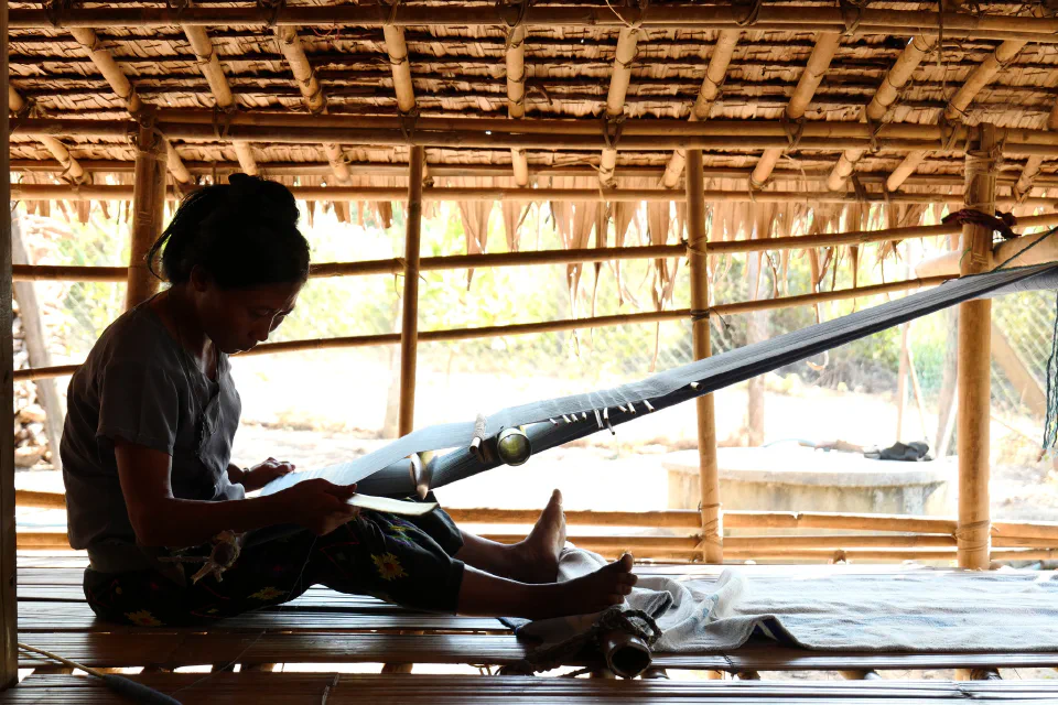 Backstrap weaving
